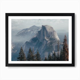 Half Dome Mountain Art Print