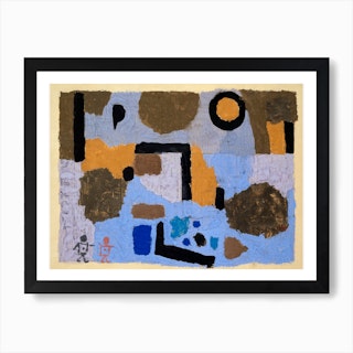With The Two Lost Ones, Paul Klee Art Print