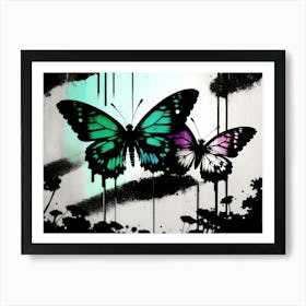 Butterfly Painting 81 Art Print