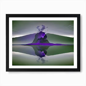 Purple Mountain Art Print