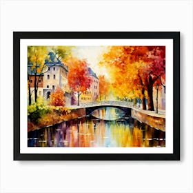 Autumn In Amsterdam Art Print