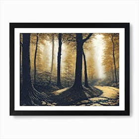 Path In The Woods Art Print