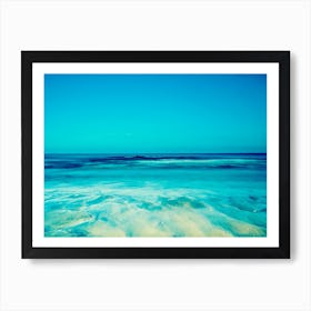 Blue Beach Art Print