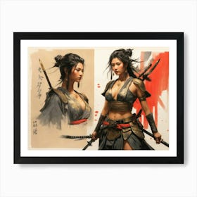 Samurai Warrior Art Print