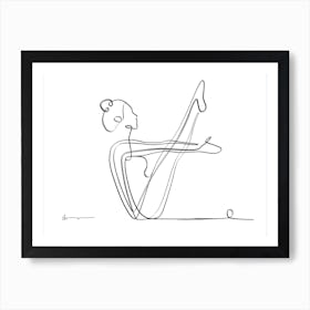 Boat Pose Complete Art Print