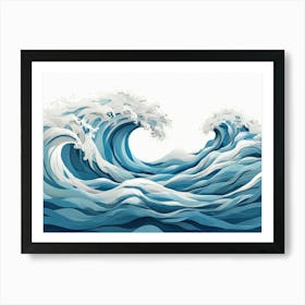 Great Wave 16 Art Print