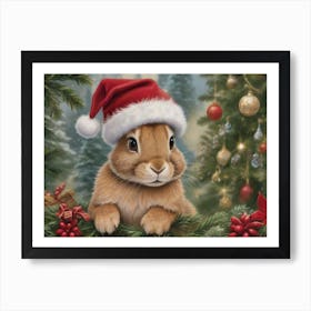 Christmas Animals 22 Art Print