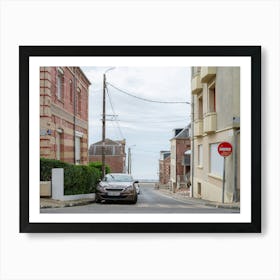 Ault town, Picardy, northern France 1 Art Print