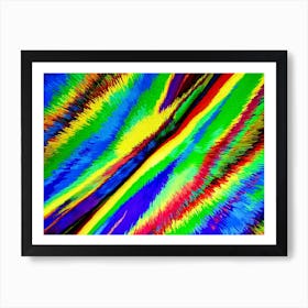 Acrylic Extruded Painting 625 Art Print