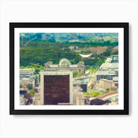 Aerial View Of Berlin Skyline With Reichstags Building Art Print