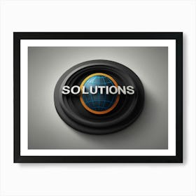 Solutions Stock Videos & Royalty-Free Footage Art Print