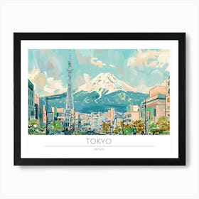 Tokyo Skyline 1 Art Print