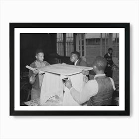 Untitled Photo, Possibly Related To In Manual Training Class, Boys Are Taught To Build Useful Articles For The Home Art Print