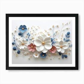 Flower Wall Art 14 Art Print