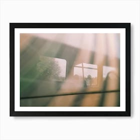 Reflections In a Train Window Art Print