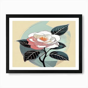 White Flower 3 Art Print