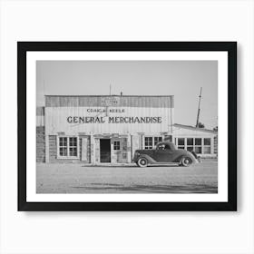 Untitled Photo, Possibly Related To General Store, Pie Town, New Mexico, The Post Office Has Been Moved From Art Print