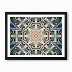 Abstraction Watercolor Light Pattern Art Print