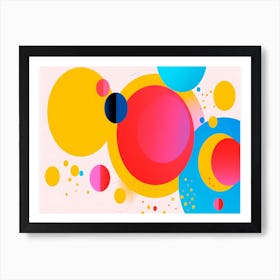 Abstract Circles Art Print