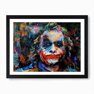 The Joker Pop Art Art Print