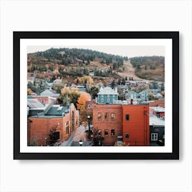 Small Town In Utah Art Print