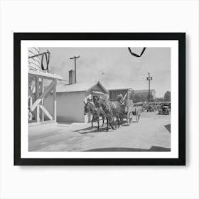 Untitled Photo, Possibly Related To Farmer Waiting In Line For Load Of Liquid Feed, Owensboro, Kentucky By Russe Poster