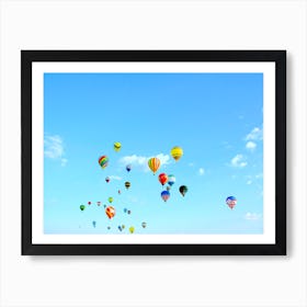 Air Balloon Festival - Blue Sky Art Print