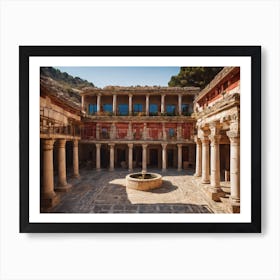 Courtyard Of The Palace Art Print