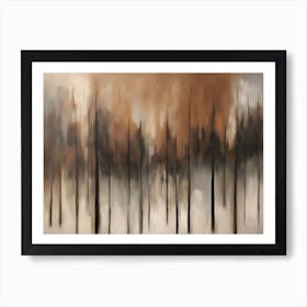 Abstract Of Trees 1 Art Print
