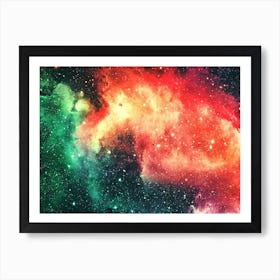 Deep space, mashups #3 Art Print