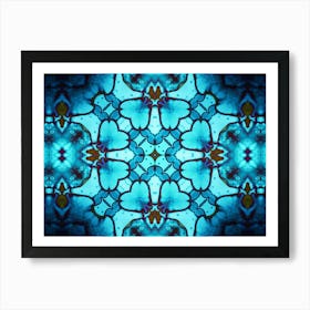 Abstract Stained Glass Pattern Art Print