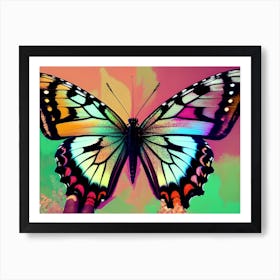 Rainbow Butterfly 19 Art Print