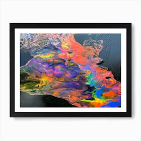 Abstract Oil Painting 1 Art Print