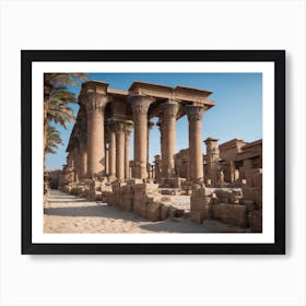 Egyptian Temple 4 Art Print