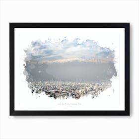 Cerro San Cristóbal, Santiago, Chile Art Print