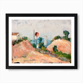 Railroad Cut, Paul Cézanne Art Print