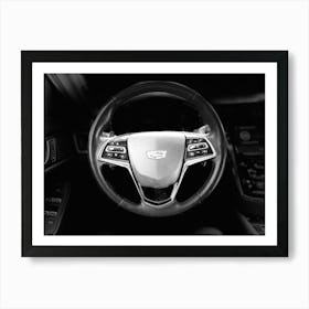 Cadillac Cts Steering Wheel Art Print