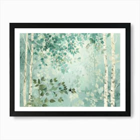 Birch Forest 14 Art Print