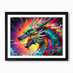 Dragon Painting 3 Art Print