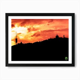 Sunset In Barcelona 20190913 70pub Art Print