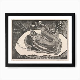 Spirit Of The Dead Watching (Manao Tupapau), From Fragrance (Noa Noa), Paul Gauguin Art Print