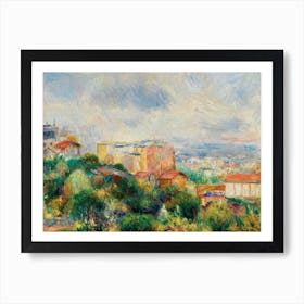 View From Montmartre, Pierre Auguste Renoir Art Print