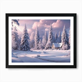 Winter Landscape 1 Art Print