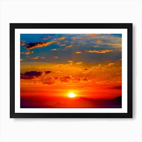 Super Sunset Art Print