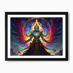 Deity Of The Gods Art Print