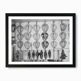 Horse Collars And Bridles In Hardware Store, San Augustine Texas By Russell Lee Art Print