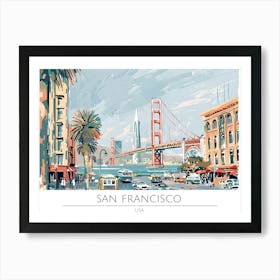 San Francisco Bridge 1 Art Print