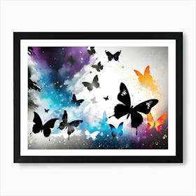 Butterfly Painting 72 Art Print