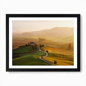 Val D Orcia Art Print