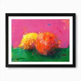 Lemon And Orange Art Print